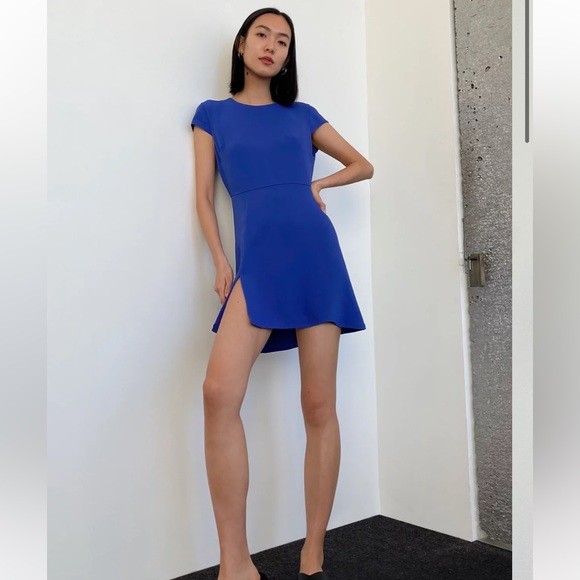 COPY - Aritzia Babaton Hamptons Azure Blue Mini Dress - Picture 5 of 6